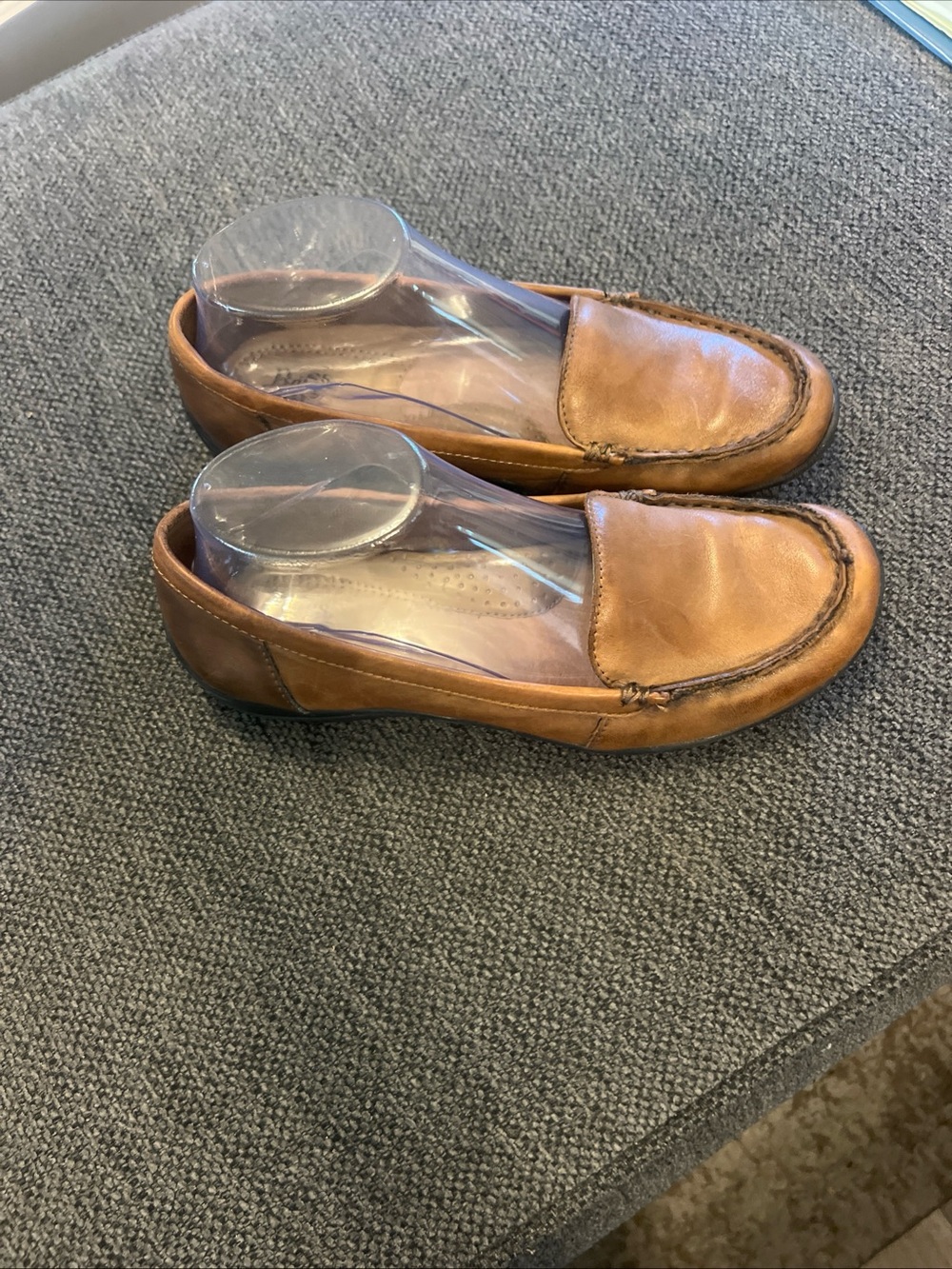 G.H. Bass & Co. Chestnut Brown Leather Slip-On Loafers